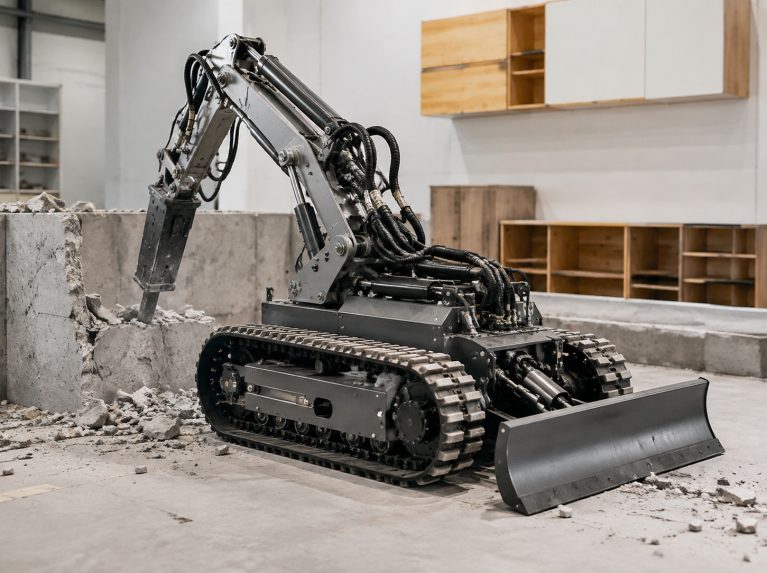 路桥区破拆机器人专用履带底盘